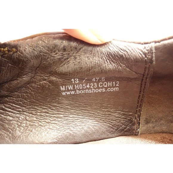 Born Brown Leather Dress Casual Slip On Chelsea Loafers Shoes Men's 47.5 / 13 - Picture 3 of 11